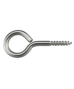OCCHIOLI INOX PER LEGNO 3,8X25X12 MM. - 5 PZ.