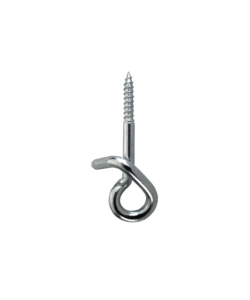 GANCIO DI SICUREZZA PER ALTALENE IN FERRO ZINCATO FILETTTO PER LEGNO 12X160 MM. 2 PZ.