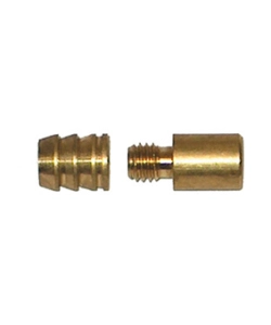 REGGIPIANI CON BUSSOLA IN OTTONE - Ø 7 MM. - OTTONE NICHELATO - 8 PZ.