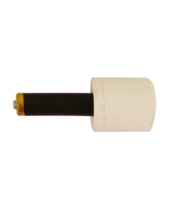TASSELLI IN GOMMA CON PARACOLPI Ø 9 X 40 BIANCO - 2 PZ.