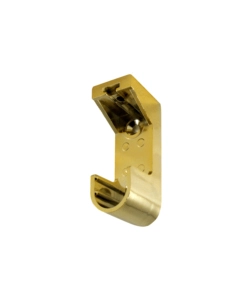 SUPPORTI PLASTICA PER TUBO OVALE - NERO - 2 PZ.
