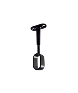 SUPPORTI CENTRALI PER TUBO OVALE - NERO
