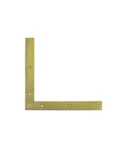 LASTRINE ANGOLARI 75 X 75 MM. - ZINCATE GIALLO - 1 PZ.