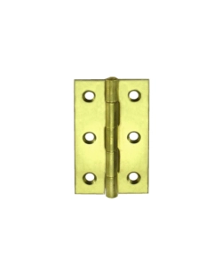 CERNIERE STRETTE 34 X 60 MM. - ZINCATE GIALLO - 1 PZ.