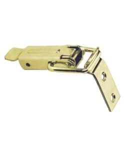 CHIUSURA A LEVA 75 X 30 MM. - ZINCATO GIALLO