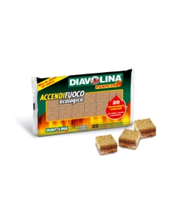 ACCENDIFUOCO ECOLOGICO DIAVOLINA 28 PEZZI