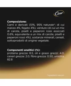 CESAR - UMIDO PER CANI MANZO E VERDURINE 150 GR