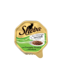 SHEBA CREAZIONI IN SALSA CON CONIGLIO ANATRA E VERDURE