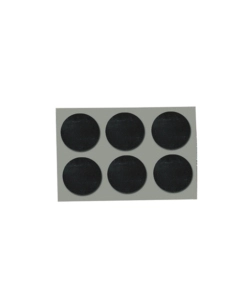 ANTISCIVOLO ADESIVI TONDI - Ø 28 MM. - NERO - 6 PZ.