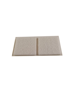 FELTRINI ADESIVI QUADRATI - 40X40 MM. - BIANCO - 2 PZ.
