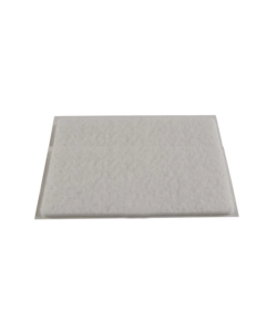 FELTRINI ADESIVI QUADRATI - 100X100 MM. - BIANCO - 1 PZ.