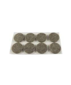 FELTRINI ADESIVI TONDI - Ø 26 MM. - MARRONE - 8 PZ.