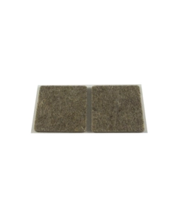 FELTRINI ADESIVI QUADRATI - 40X40 MM. - MARRONE - 2 PZ.