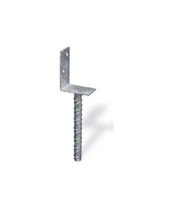 SUPPORTO A "L" PER PALI 75 X 60 X 110 X 200 MM.
