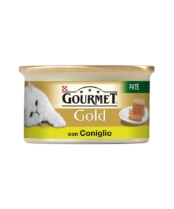 GOURMET GOLD PATÈ - ALIMENTO UMIDO PER GATTO CON CONIGLIO.