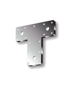 PIASTRA A "T" FORATA 160 X 98 X 45 MM.