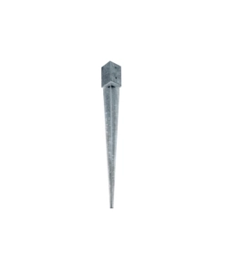 PORTAPALI ANCORAGGIO A PUNTA PER PALI A SEZIONE QUADRATA 91 X 91 X 150 X 750 MM
