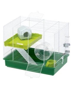 GABBIA HAMSTER DUO BIANCA 46 X 29 X H 37,5 CM - FERPLAST