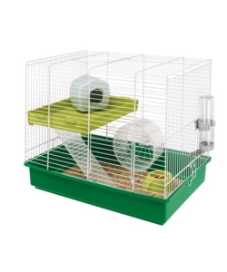 GABBIA HAMSTER DUO BIANCA 46 X 29 X H 37,5 CM - FERPLAST