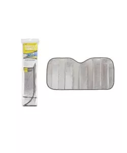 PARASOLE TERMORIFLETTENTE PARABREZZA PER AUTO 2 LATI 130X60 CM