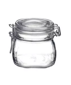 BARATTOLO IN VETRO CON CHIUSURA ERMETICA BORMIOLI "FIDO" 500 ML