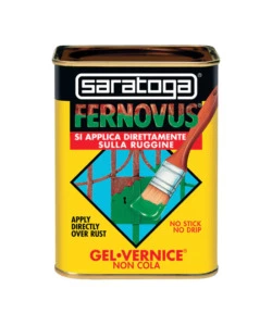 SMALTO GEL ANTIRUGGINE SARATOGA "FERNOVUS" MICACEO GRIGIO GRAFITE 750 ML
