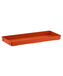 SOTTOVASO PER VASO GERANI COLORE COTTO, 50 CM