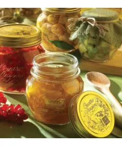 BARATTOLO IN VETRO BORMIOLI "4 STAGIONI" 150 GR