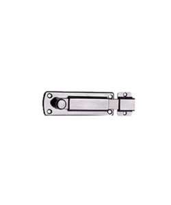 CATENACCIO INOX CON POMOLO E RISCONTRO 80 X 27 MM. - 1 PZ.