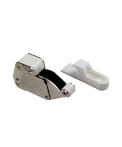 CHIUSURA BLOCCA ANTINE A SCATTO - ACCIAIO NICHELATO - 1 PZ.