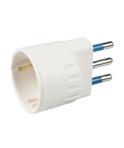 POLY POOL - ADATTATORE SPINA 16 A E PRESA TEDESCA BIANCO