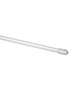 BRIS ASTINA TONDA IN ACCIAIO PLASTICATO BIANCA ESTENSIBILE DA 40 A 60 CM