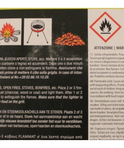ACCENDIFUOCO PER STUFE E CAMINETTI FLAMMAT 48 CUBETTI