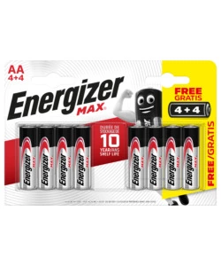 BATTERIE ENERGIZER "STILO ULTRA AA", 4+4