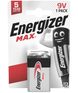 BATTERIA ALCALINA ENERGIZER "MAX" 9V 1 PEZZO
