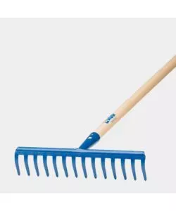 RASTRELLO CON 14 DENTI CURVI MANICO DA 130CM.