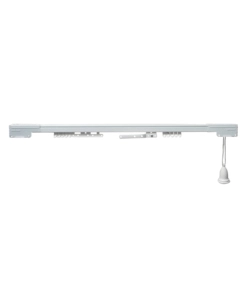BINARIO IN ACCIAIO ESTENSIBILE A CORDA DA 75 A 120 CM.
