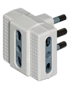 ADATTATORE TRIS 3 P.BIP.16 A BIANCO - BTICINO.