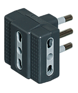 ADATTATORE TRIS 3 P.BIP.16 A GRIGIO - BTICINO.
