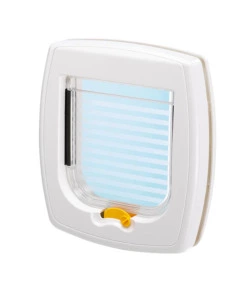 PORTINA PER GATTI E PICCOLI CANI FERPLAST "SWING 1" CON CHIUSURA 2 VIE IN PLASTICA BIANCO 21,5X5X24 CM