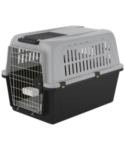 ATLAS 60 PROFESSIONAL TRASPORTINO PER CANI 91 X 61 X H 66,5 CM GRIGIO - FERPLAST.