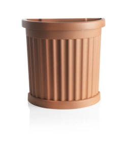 VASO ROMA C/SOTTOVASO TERRACOTTA