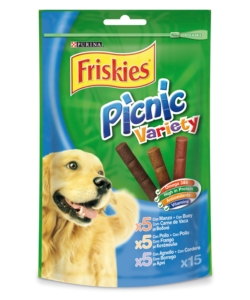 FRISKIES SNACK TREATS PICNIC - ALIMENTO SECCO PER CANE,  15 PEZZI,  8X126GR.
