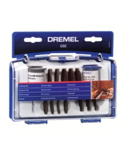 DREMEL SET 68 DISCHI DA TAGLIO + PERNO - BOSCH.