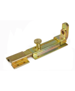 CATENACCIO PORTALUCCHETTO PESANTE 200 X 57 MM. - ZINCATO GIALLO