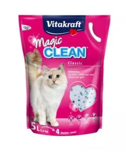LETTIERA SABBIA GATTO SILICIO VITAKRAFT "MAGIC CLEAN" 5 LITRI