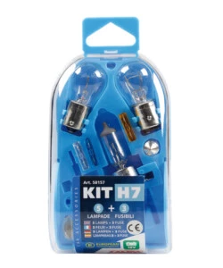KIT LAMPADE DI RICAMBIO 8 PZ, ALOGENA H7 - 12V  58157
