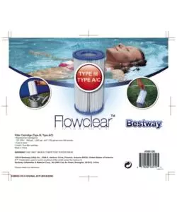 FILTRO A CARTUCCIA III BESTWAY PER POMPE PISCINA DA 5.678 LT/ORA -  COD. 58012
