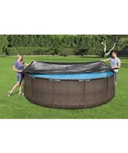 TELO DI COPERTURA PER PISCINA FUORI TERRA ROTONDA DA 366 CM BESTWAY "STEEL PRO" - COD. 58037