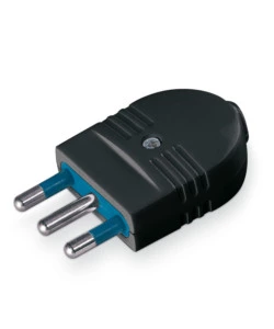 POLY POOL - SPINA 16 A 2P+T USCITA CAVO ASSIALE NERA